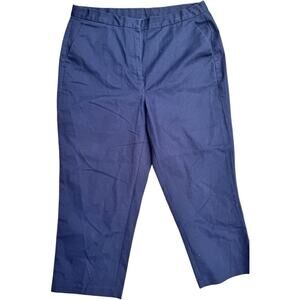 Lands' End  Navy  Dress Chino Style Pants Sz 10P